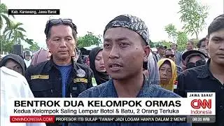 Dua Ormas Bentrok diduga Rebutan Limbah di Karawang, Di Cirebon Unjuk Rasa Diwarnai Keriucuhan