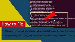 W GPG error The following signatures couldn't be verified because the public key is not available