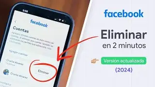 como eliminar cuenta de Facebook en 2024