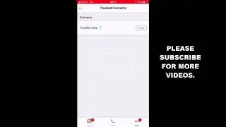 HOW TO CLEAR TRUSTED CONTACTS IN VIBER APP (IOS)