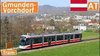 GMUNDEN-VORCHDORF TRAMS / Gmunden–Vorchdorf Straßenbahn 2024 [4K]