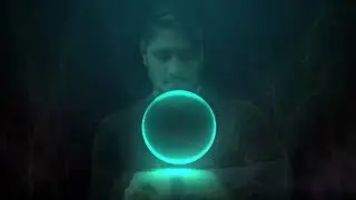 glowing audio visualizer