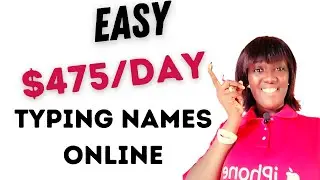 How to make $475/day just typing names like Chioma, segun, JennyCEO/Easy method of cashing out🤑🤑🤑🤑