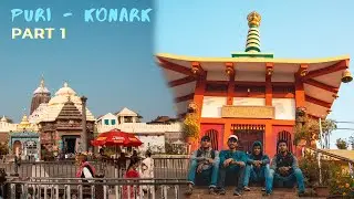 Morning at Puri sea beach Jagannath temple puri market | Puri To Konark Road Trip Part 1