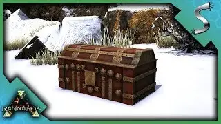 HUNTING FOR SECRET TREASURE CHESTS! BEST WAY TO GET OP LOOT! - Ark: RAGNAROK [DLC Gameplay E24]