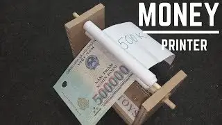 Handmade: How to make a Money printer from cardboard