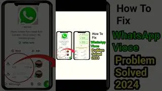 How to Fix Whatsapp Voice aproblem Solved 2024