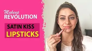 MAKEUP REVOLUTION Satin Kiss Lipstick Swatches | CHAUFFEUR | ICON | CUPCAKE | My Favorite