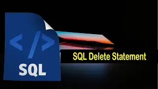 SQL Delete Statement