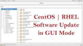Software update in GUI mode - CentOS | Red Hat Enterprise Linux ( Tamil )