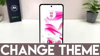 How to change theme in Motorola Moto G84 - Change Theme