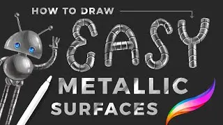 How to Draw Metallic Surfaces the Easy Way in Procreate