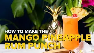 Mango Pineapple Rum Punch Tropical Cocktail Recipe