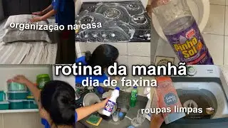 MINHA ROTINA DA MANHÃ *dona de casa* | faxina em casa ✨