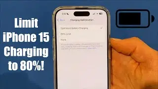 How to Limit iPhone 15 Charging to 80%