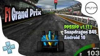 F1 Grand Prix [PSP/PPSSPP] | Snapdragon 845 Android 10 l Best Settings
