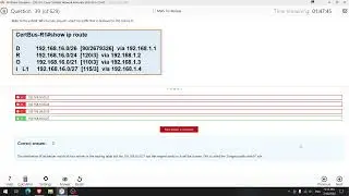 Cisco Certified Network Associate (200-301) - CCNA - Exam Simulation