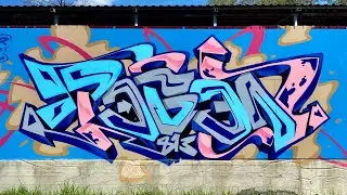Graffiti bombing. Rebel813 & Gager. Pieces and streets. Throwups, stickers and tags. 2024 4K