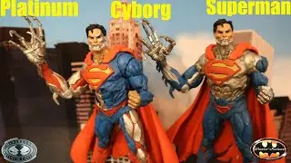 McFarlane DC Multiverse Cyborg Superman Platinum Chase Rebirth New 52 Action Figure Review
