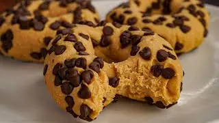 200 Cal No Bake Cookie Dough Protein Donuts | 24g Protein Per Donut!