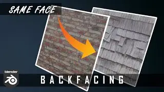 Blender | Two Textures On One Face | Backfacing