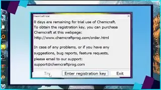 How to reset free trial period for a program e.g., reset of chem craft 3d