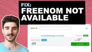 Fix: Freenom Not Available Problem (Free domain not available error)