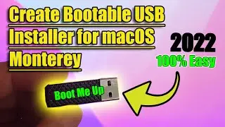 How to Create a Bootable USB Installer for macOS MONTEREY - Recovery/Bootable