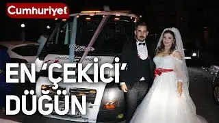 Kahramanmaraş'ta dünya evine giren çiftin gelin arabası görenleri şaşırttı