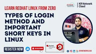 How we can login in RHEL-9 || Types of login method and short keys in Linux for beginners Students