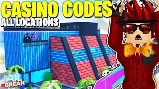 [UPDATED 2024] EVERY CASINO CODE LOCATIONS in Roblox Jailbreak