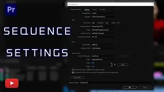 Adobe Premiere Pro Tutorial - 4k Sequence Settings and Export Settings