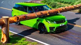 Cars vs Log Trap x Broken Bridge x Messive Speedbump ▶️ BeamNG Drive