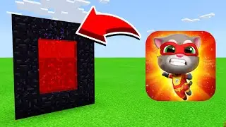 How To Make A Portal To TALKING TOM HERO in Minecaft Pocket Edition/MCPE