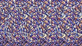 Fibonacci Spirals - 3D Stereogram Illusions