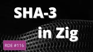 SHA-3 in Zig | Rubber Duck Engineering | Episode #116