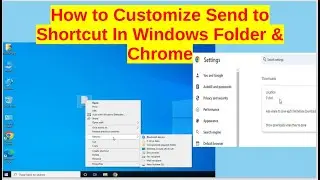 How to Customize Send to Shortcut in Windows Folder & Google Chrome | Rahul Dattaria