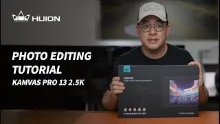 Photo Editing Tutorial- Review video for Kamvas Pro 13(2.5K)