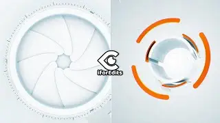 (without Green Screen) Circle Logo DesignLogo Intro/Opener in 6 Colours | FREE TO USE | iforEdits