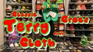 Classic Terry Cloth slides x Crocs Review  + on foot