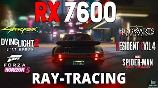 AMD Radeon RX 7600: Ray Tracing Benchmark at 1080P (2023)