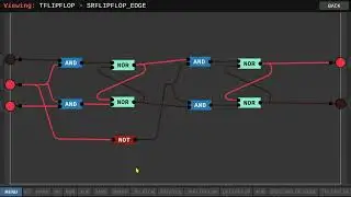 T flip flop - Sebastian Lague's Digital Logic Simulator