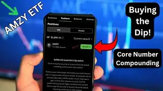 AMZY ETF - Buying the Dip - Core Number Compounding ($2600) - PASSIVE INCOME - Fidelity Brokerage