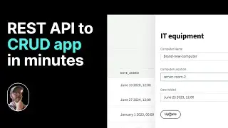 From REST API to CRUD app in minutes | Budibase | REST API