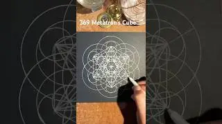 How to draw a 369 Metatron’s Cube. Fast