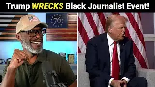 Trump Shows Up To Black Journalist Event And CHAOS Ensues!