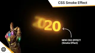 HOW TO CREATE PURE CSS SMOKE EFFECT | SMOKE ANIMATION EFFECT | COOL CSS ANIMATION | HTML