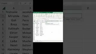 Excel textjoin || using text join function || #shorts #shortvideo