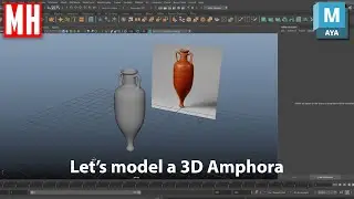 Maya 2023 tutorial : Let's model a 3D Roman Amphora