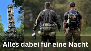 Wir beschränken uns auf das notwendigste - Overnighter im WALD